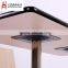 black wooden dining table