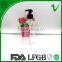 PET customized empty clear 250ml pump plastic bottle