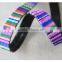Embroidery Designs 2.5cm Width Ethnic Jacquard Ribbon With PU Embroidery Trim