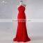 RSE712 Red Black Wholesale Sexu Back Open Sexy Evening Dress Long