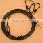 Black Earphone Cable Single Crystal Copper Cable Wire Detach For Shure SE215/315/535 SENFER 4in1 DT2 UE
