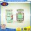 Clear glass jar glass mason jar decal metal lid