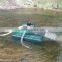 Mini type gold panning boat