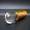 Crystal glass stopper wine glass bottle cap with aluminum screw cap custom