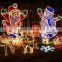 wholesale customized new year professional super bright led 3d motif christmas light