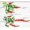 GNW FLV 07 China factory wholesale Artificial Willow Leaves Vine Garland Silk Material for Bedroom Decoration