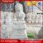 Chinese White Marble Foo Dog Statues