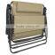 Outdoor 2 Person Double Wide Beige Folding Zero Gravity Chair