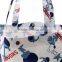 ECO Friendly 300D Fashion Style Full Cartoon Printing Shopping Tote Bag,Women Travel Handbag