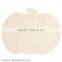 Unfinished Wood Pumpkin Cutout for Halloween Decoration