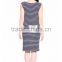 women's clothing manufacturer Spring Summer style STRIPE COWL NECK MATERNITY Women Dresses office wear