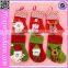 2014 New style lovely santa christmas stocking
