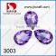 DZ-3003 Light Topaz and AB Pear Drop Fancy Stone with claw