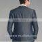 blue wool 'M Line' 2-Button Suit With Flat Front Pants (SHT1063)
