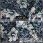 floral printed satin fabric/satin flower print fabric for decoration