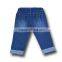 girls washed jeans kids lastest design jeans pants elastic waist jeans