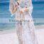 2017 western style fashion open front transparent women bikini cardigan