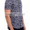 Ahead of Fashion Abstract-printing Men's Button up Collar Shirt Design With Labels