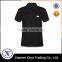 Wholesale Promotional Cheap Black mens microfiber polo shirt