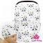 CT-85 Lovebaby Yiwu Wholesale Triple Baby Product Custom Printed Cartoon Pattern Suit Mother Feeding Newborn Car Cover