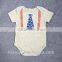 Short sleeve cartoon printing wholesale baby romper gift set