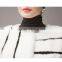 The mink grass mink coat black and white color