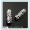 silver tube spacer beads jewelry metal beads 12x4mm