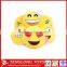 Hot Sale 32cm Soft Plush Custom Funny Emoticon Emoji Pillow