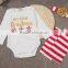 Reversible holiday thanksgiving fall christmas rompers petti funny rompers