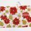 Cotton Table Mat Christmas flower Printed Woven Fabric Placemat