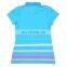 Custom hight quality stripes ladies polo shirt design
