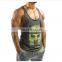 Wholesale dri fit tank tops in bulk men stringer gym muscle singlets