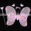 cheap beautiful girl fancy pink butterfly wing