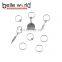 Fashion women small ring trench Africa pigtails hip-hop Metal ring DIY hair ornaments