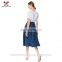 2015 Dress for women Europe America women's dess wholesale new Fashion contracted commuter big jeans skirt washed denim wear