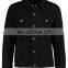 Wholesale Mens Button Fastening Black Denim Jacket