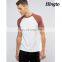 China wholesale 100% cotton raglan sleeve multicolor t-shirts oem