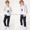 T-BP005 Cute Boys Autumn Printed Elegant High Waist Pants