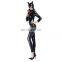 Halloween Costume Patent Leather Cat Girl Neutral Sexy Motorcycle Clothing Stage Performance Cospaly Clothing halloween cosplay