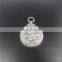 Zhongshan zinc sport medallion football keychain