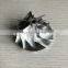 RHF5 44.90/58.00mm 6+6 Blades High Performance Billet/milling/aluminum 2618 Compressor Wheel for VF54