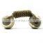 Durable and cheap dog puppy toys chew cotton rope toy with ball for teeth cleaning