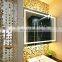 Hot sale waterproof big rectangle led light full length wall mirror