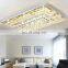 Mmodern romantic crystal ceiling LED lights for master bedroom