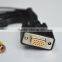Approved ROHS CE 15 pin d sub rgb vga cable 0.5m