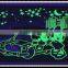 glow in the dark sticker,pp sticker,room hang decoration sticker