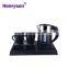Honeyson 0.6L welcome tray set double wall hotel electric kettle 304SS
