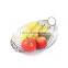 banana apple fruit and vegetable wire basket bowl oval decorative bamboo metal fruit storage basket