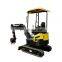 Multiple model manual agricultural excavators steel track  mini excavator for sale canada