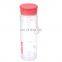 2021 factory price 400ml plastic  customized water bottle with holder drink bottle Red Earth tritan material eco friendly